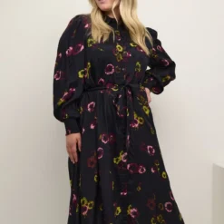 Kaffe Curve KCnanni Shirt Dress Dames Jurk - Maat 48 -Pantalonix Verkoopwinkel 800x1200 96