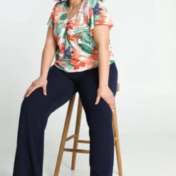 Paprika T-shirt Met Bladmotief 20 Paprika T-shirt Met Bladmotief -Pantalonix Verkoopwinkel 801x1200 6