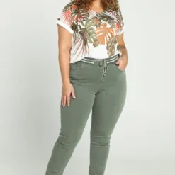 Paprika Lange, Effen Jegging In Katoen -Pantalonix Verkoopwinkel 801x1200 7