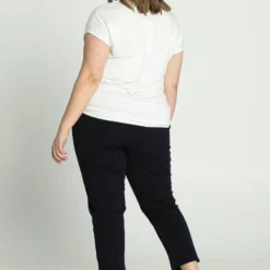 Paprika Effen T-shirt In Viscose -Pantalonix Verkoopwinkel 802x1200 10