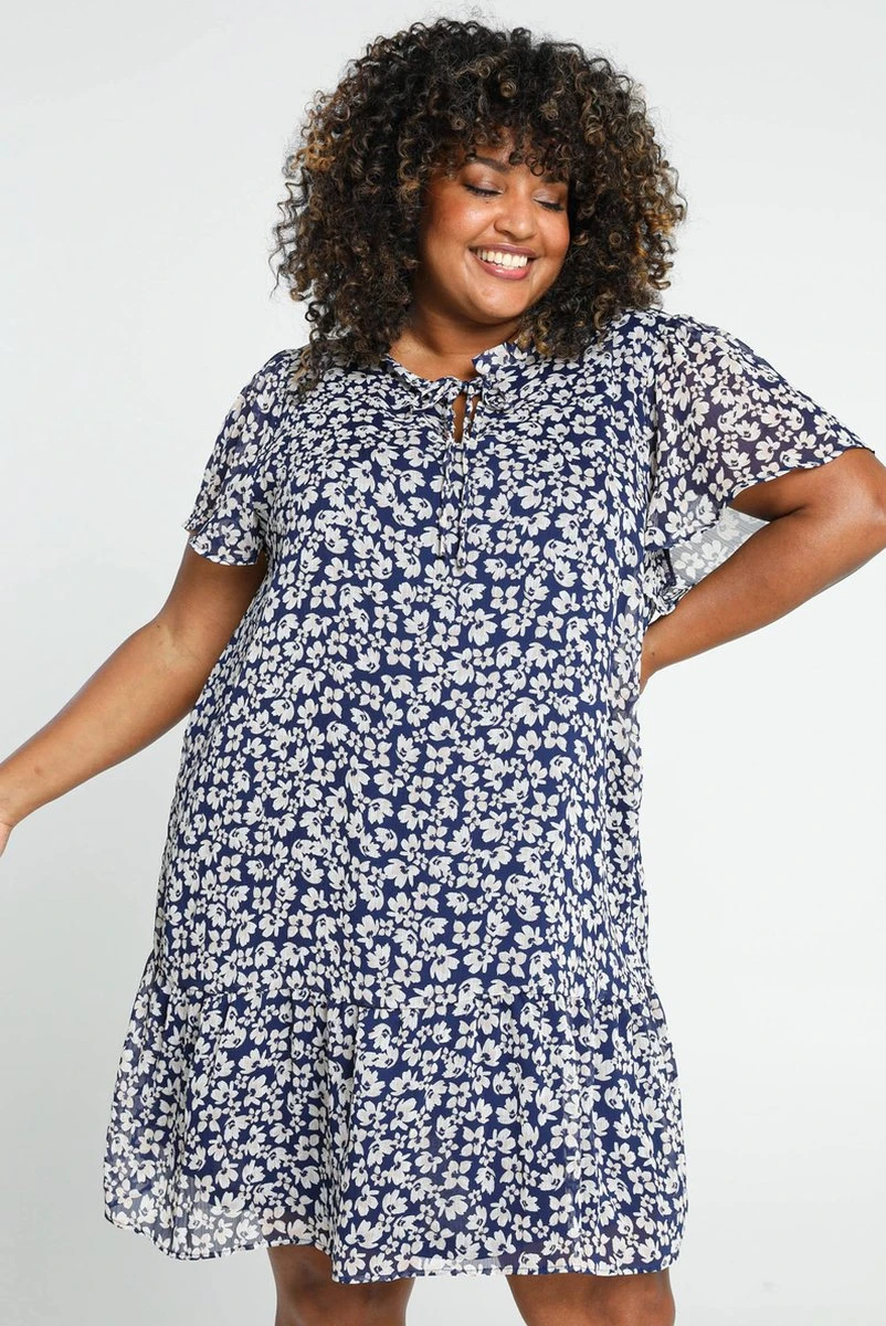 Paprika Robe Courte MC Voile Imprimé Fleur 3 Paprika Robe Courte MC Voile Imprimé Fleur