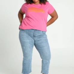 Paprika Effen T-shirt Met Opschrift 'Vintage' -Pantalonix Verkoopwinkel 803x1200 9