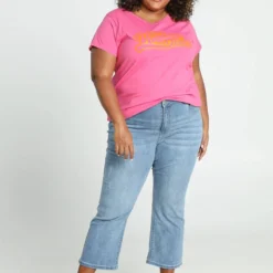 Paprika Effen T-shirt Met Opschrift 'Vintage' -Pantalonix Verkoopwinkel 805x1200 16