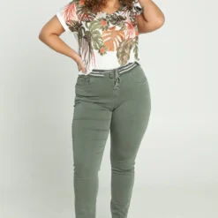 Paprika Lange, Effen Jegging In Katoen -Pantalonix Verkoopwinkel 805x1200 21