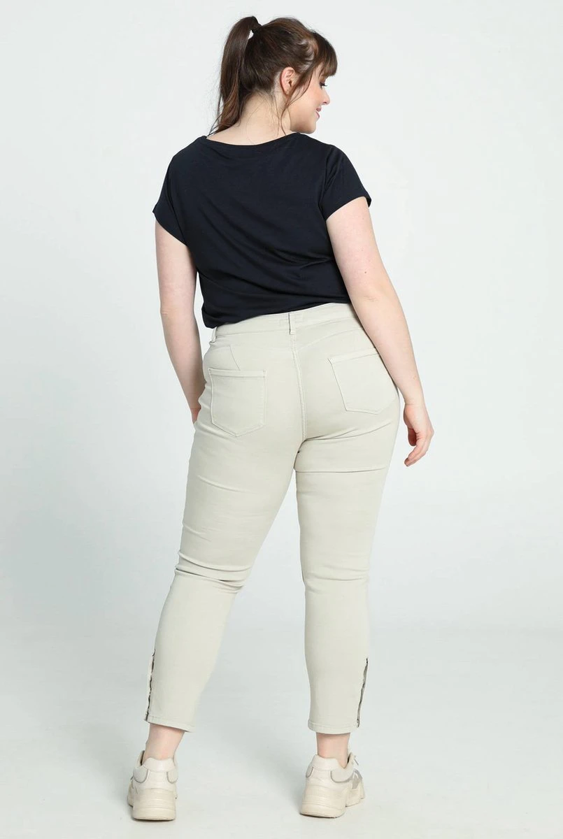 Paprika Slim 7/8-jeans 'Louise' Met 5 Zakken En Drukknoopdetail Louise 8 Paprika Slim 7/8-jeans 'Louise' Met 5 Zakken En Drukknoopdetail Louise - Afbeelding 6