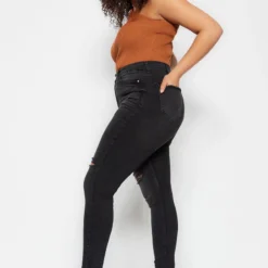 Trendyol Vrouwen Hoge Taille Mager Grote Maten Jeans 16 Trendyol Vrouwen Hoge Taille Mager Grote Maten Jeans -Pantalonix Verkoopwinkel 806x1200 9