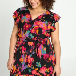 Paprika Robe Longue MC Cache Coeur Print -Pantalonix Verkoopwinkel 808x1200 3