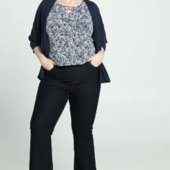 Paprika Bedrukt T-shirt In Voile Met Elleboogmouwen 22 Paprika Bedrukt T-shirt In Voile Met Elleboogmouwen -Pantalonix Verkoopwinkel 808x1200 8