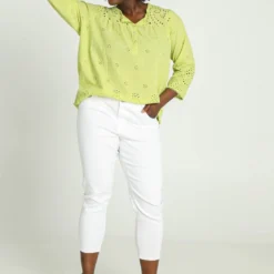 Paprika Effen, Slim 7/8-broek 'Elise' Met 5 Zakken -Pantalonix Verkoopwinkel 810x1200 15