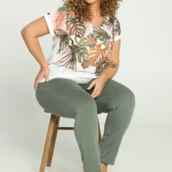 Paprika Lange, Effen Jegging In Katoen -Pantalonix Verkoopwinkel 810x1200 16