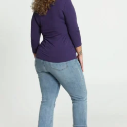 Paprika Effen T-shirt In Viscose -Pantalonix Verkoopwinkel 810x1200