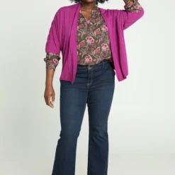 Paprika Flared Jeans 'Flavie' L32 Met Dubbele Riem En Knoop Aan De Zijkant Flavie -Pantalonix Verkoopwinkel 811x1200 18