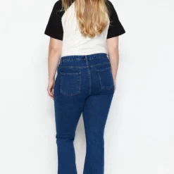 Trendyol Vrouwen Hoge Taille Dun Grote Maten Jeans