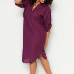 Trendyol Vrouwen Off-shoulder Ronde Hals Verschuiving Grote Maten Jurk 16 Trendyol Vrouwen Off-shoulder Ronde Hals Verschuiving Grote Maten Jurk -Pantalonix Verkoopwinkel 811x1200 4