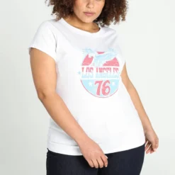 Paprika T-shirt Met 'Los Angeles' Print -Pantalonix Verkoopwinkel 813x1200 4