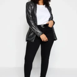 Trendyol Vrouwen Lange Mouw Basis Plus Size Jas -Pantalonix Verkoopwinkel 814x1200 13