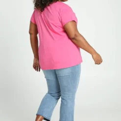 Paprika Effen T-shirt Met Opschrift 'Vintage' -Pantalonix Verkoopwinkel 814x1200 18