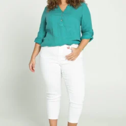 Paprika Effen, Slim 7/8-broek 'Elise' Met 5 Zakken -Pantalonix Verkoopwinkel 814x1200 20