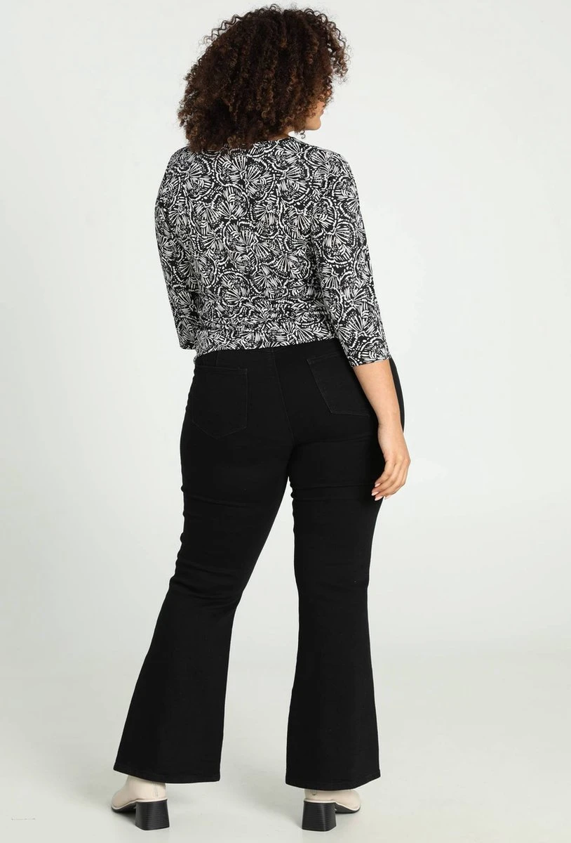 Paprika Bedrukt T-shirt Met Rits En Elastische Onderkant 9 Paprika Bedrukt T-shirt Met Rits En Elastische Onderkant - Afbeelding 7