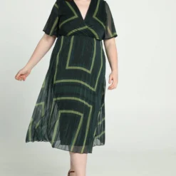 Promiss Lange Wikkeljurk Met Grafisch Motief En Lurex -Pantalonix Verkoopwinkel 816x1200 3