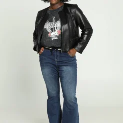 Paprika Gebleekt T-shirt Met Rockprint -Pantalonix Verkoopwinkel 817x1200 15