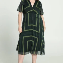 Promiss Lange Wikkeljurk Met Grafisch Motief En Lurex -Pantalonix Verkoopwinkel 818x1200 3