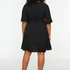 Trendyol Vrouwen Standaard Mouw V-hals Omslag Plus Size Jurk 19 Trendyol Vrouwen Standaard Mouw V-hals Omslag Plus Size Jurk -Pantalonix Verkoopwinkel 818x1200 5