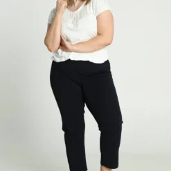 Paprika Effen, 7/8-broek Met Elastische Taille -Pantalonix Verkoopwinkel 820x1200 11