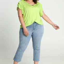 Paprika Effen T-shirt In Viscose Met Juweel Aan De Hals 21 Paprika Effen T-shirt In Viscose Met Juweel Aan De Hals -Pantalonix Verkoopwinkel 822x1200 10