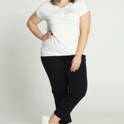 Paprika Effen T-shirt In Viscose -Pantalonix Verkoopwinkel 823x1200 4