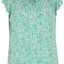 Paprika T-shirt Met Folieprint En Ring