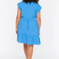 Trendyol Vrouwen Dik Geschorst V-hals A-lijn Plus Size Jurk 15 Trendyol Vrouwen Dik Geschorst V-hals A-lijn Plus Size Jurk -Pantalonix Verkoopwinkel 830x1200