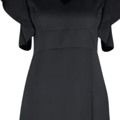 Trendyol Vrouwen Gepofte/ruche Mouw V-hals Bodycon Plus Size Jurk 18 Trendyol Vrouwen Gepofte/ruche Mouw V-hals Bodycon Plus Size Jurk -Pantalonix Verkoopwinkel 849x1200