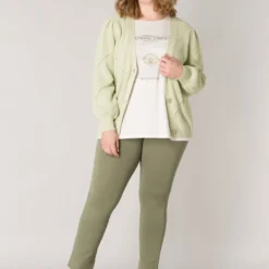 YESTA Houkje Bottoms - Greyed Army - Maat 0(46) -Pantalonix Verkoopwinkel 876x1200 118