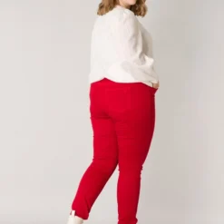 YESTA Hanna Bottoms - Hot Red - Maat X-0(44) -Pantalonix Verkoopwinkel 876x1200 123