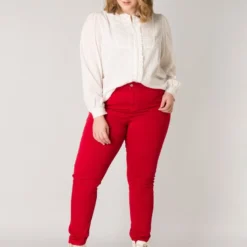 YESTA Hanna Bottoms - Hot Red - Maat 1(48) 15 YESTA Hanna Bottoms - Hot Red - Maat 1(48) -Pantalonix Verkoopwinkel 876x1200 132