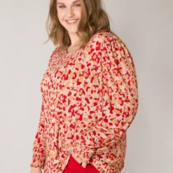 YESTA Heidi Tops - Light Camel/Multi Co - Maat 4(54/56) -Pantalonix Verkoopwinkel 876x1200 16