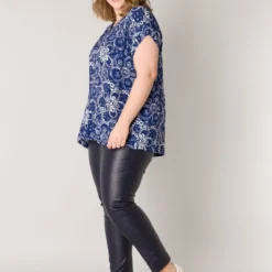 YESTA Harvin - Indigo Blue/MultiCol - Maat 0(46)