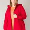 YESTA Hayfae Coats & Jackets - Hot Red - Maat 0(46)