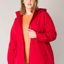YESTA Hayfae Coats & Jackets - Hot Red - Maat 0(46)
