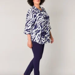 YESTA Houkje Bottoms - Deep Blue - Maat 2(50) -Pantalonix Verkoopwinkel 876x1200 93