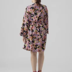VERO MODA VMLUCIA LS ABK SHIRT DRESS WVN CUR Dames Jurk - Maat 42 -Pantalonix Verkoopwinkel 900x1200 5
