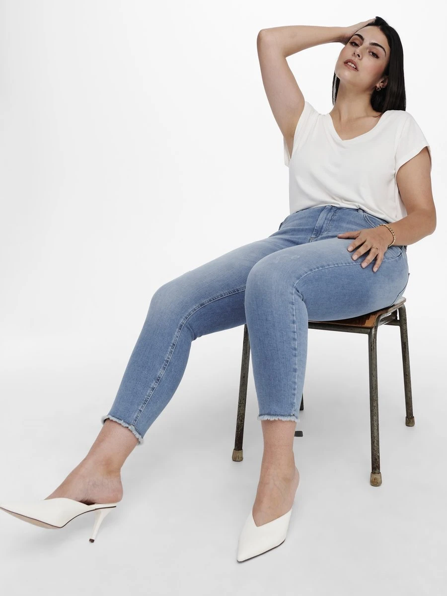 ONLY CARMAKOMA CARWILLY REG SK ANK DNM REA1467 NOOS Dames Jeans - Maat 52 X L34 9 ONLY CARMAKOMA CARWILLY REG SK ANK DNM REA1467 NOOS Dames Jeans - Maat 52 X L34 - Afbeelding 7