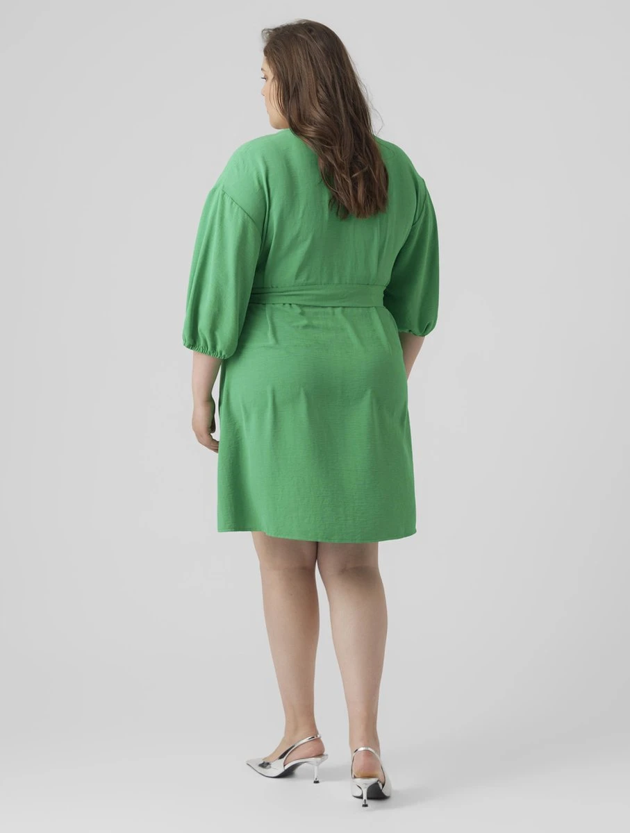 VERO MODA VMPYE 3/4 ABK DRESS WVN BTQ GA CUR Dames Jurk - Maat 50 6 VERO MODA VMPYE 3/4 ABK DRESS WVN BTQ GA CUR Dames Jurk - Maat 50 - Afbeelding 4