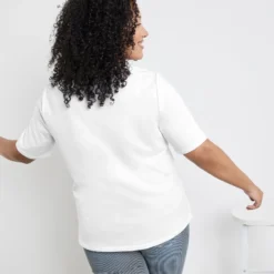 SAMOON Dames Shirt White Gemustert.-46 10 SAMOON Dames Shirt White Gemustert.-46 -Pantalonix Verkoopwinkel 923x1200 1