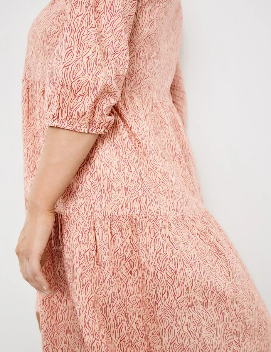 SAMOON Dames Zomerjurk Mellow Buff Gemustert-42 4 SAMOON Dames Zomerjurk Mellow Buff Gemustert-42 - Afbeelding 2