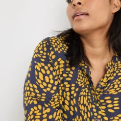 SAMOON Dames Jurk Met A-lijn Mood Blue Gemustert-46 13 SAMOON Dames Jurk Met A-lijn Mood Blue Gemustert-46 -Pantalonix Verkoopwinkel 923x1200 118