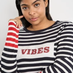 SAMOON Dames Longsleeve Navy - Offwhite Ringel-52 10 SAMOON Dames Longsleeve Navy - Offwhite Ringel-52 -Pantalonix Verkoopwinkel 923x1200 152