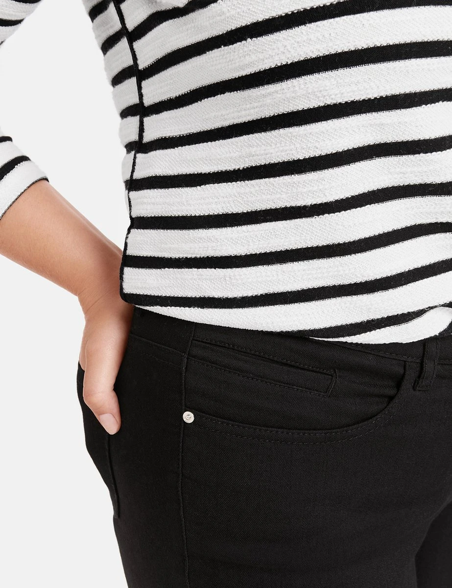 SAMOON Dames Stretchbroek Betty Black-52 4 SAMOON Dames Stretchbroek Betty Black-52 - Afbeelding 2