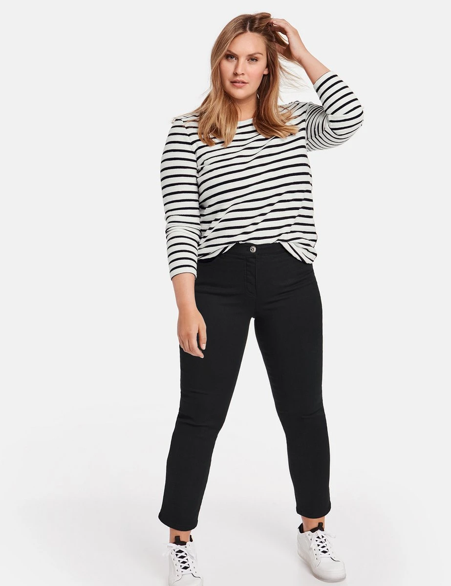 SAMOON Dames Stretchbroek Betty Black-52 5 SAMOON Dames Stretchbroek Betty Black-52 - Afbeelding 3